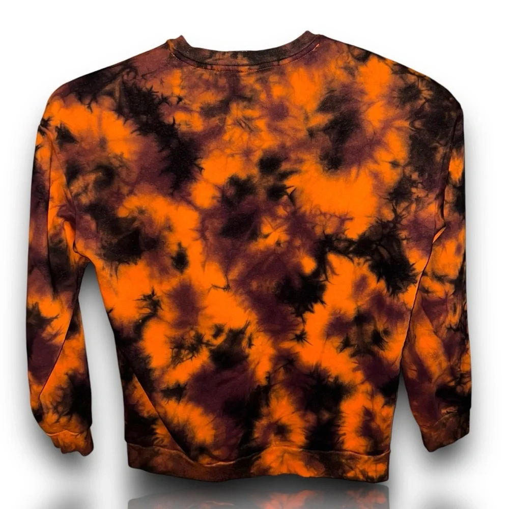 Nightmare Before Christmas L‎ Tie Dye Master Of Fright Crewneck Pullover